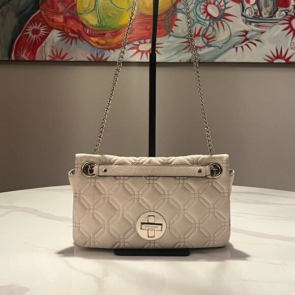 Kate Spade Quilted Leather Turnlock Shoulder Bag - Picture 9 of 13